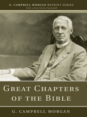 cover image of Great Chapters of the Bible